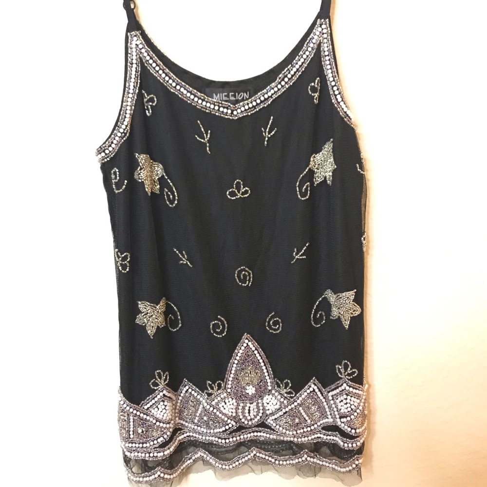 LF embellished top